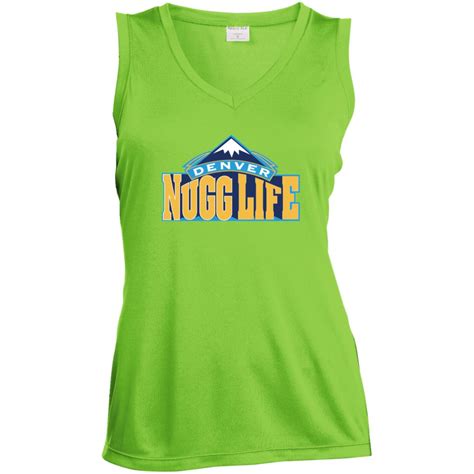 Nugg Life Sport-Tek Ladies' Sleeveless Moisture Absorbing V-Neck ...