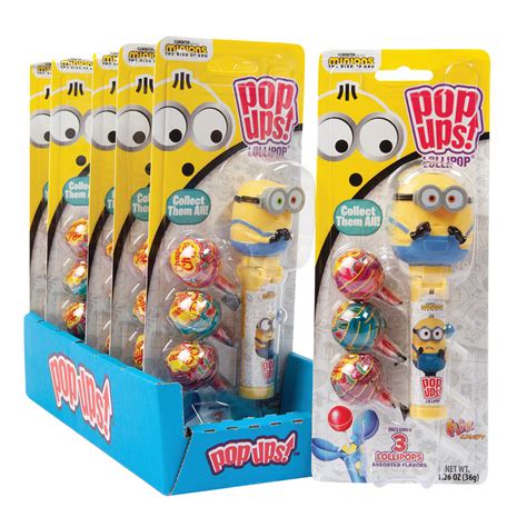 Pop Ups Minions 1.26 oz Blister Pack | Nassau Candy