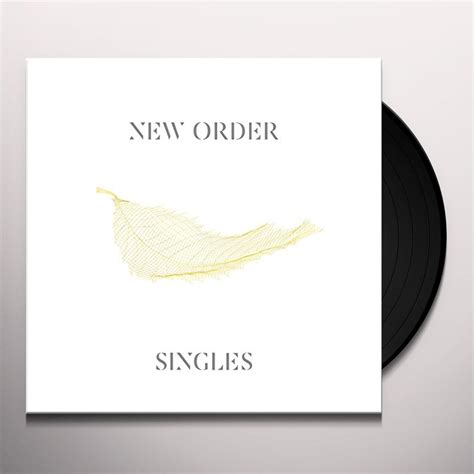 New Order SINGLES (2015 REMASTER) Vinyl Record