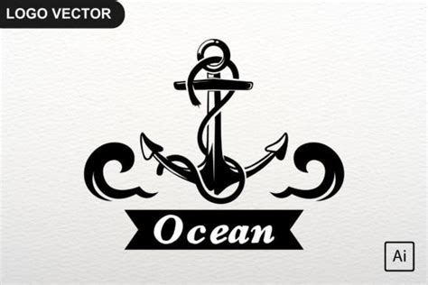 Logo Ocean Vector – Logo Theme Ocean. Graphic by pramslabs · Creative Fabrica