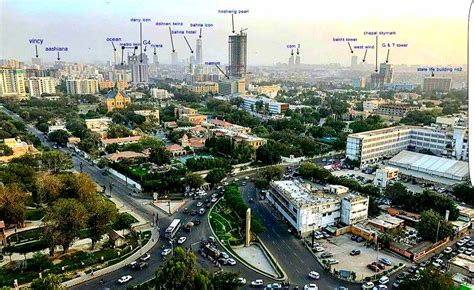 Rising Karachi Skyline.