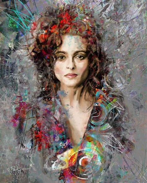 Saatchi Art Artist: yossi kotler; Acrylic 2015 Painting "bonham carter ...