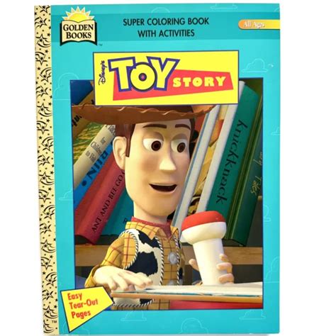 UNUSED GOLDEN BOOKS Disney Toy Story Coloring Book $9.00 - PicClick