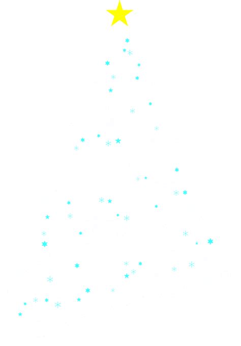 Christmas tree made of snowflakes clipart. Free download transparent .PNG | Creazilla