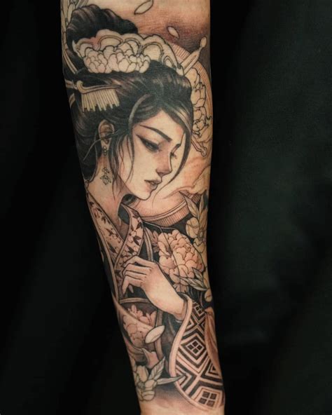 #tatouage japonais #geisha bras complet tattoo homme | Geisha tattoo, Geisha tattoo design ...