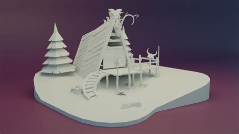 Viking House Model - TurboSquid 2065087