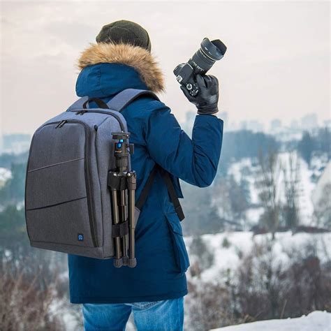 Camera Backpack for Travel with Charging Port - Woosir