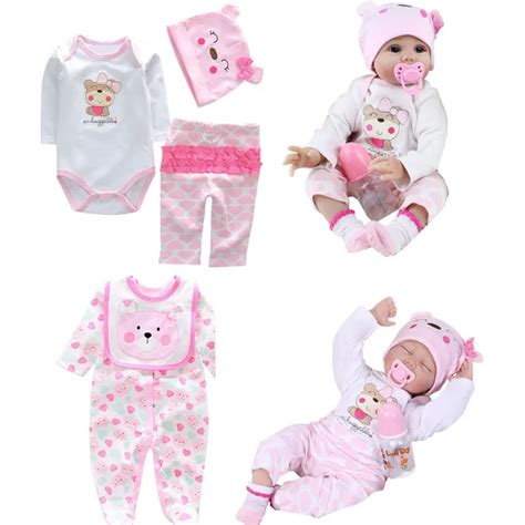 Reborn Clothes Suit For 20 22 inch Newborn Doll Baby Clothing Winter ...