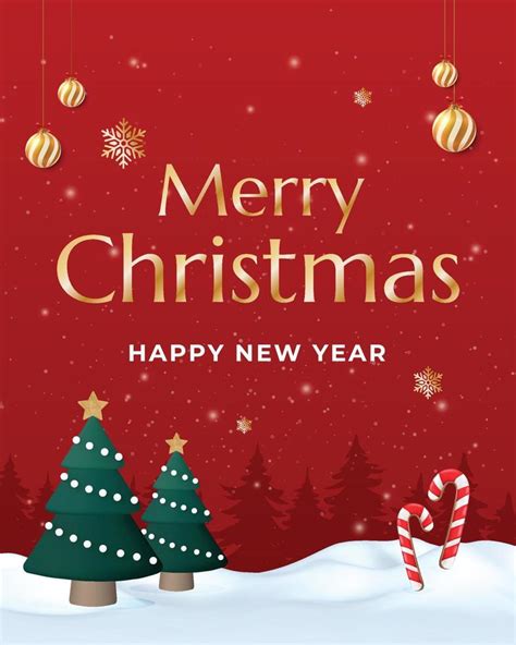 Merry Christmas Card 15294829 Vector Art at Vecteezy