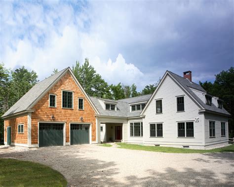 Greek Revival Farmhouse - Farmhouse - Exterior - Portland Maine - by Fine Lines Construction