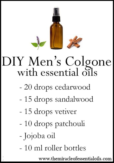 DIY Essential Oil Men’s Cologne - The Miracle of Essential Oils