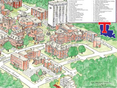 La Tech Campus Map – Map VectorCampus Map