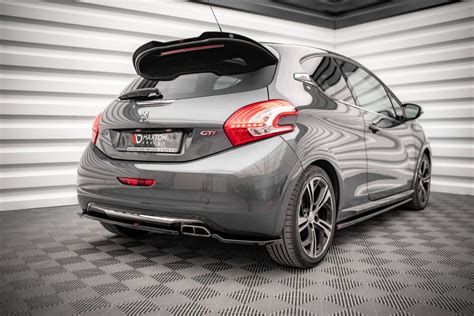 Peugeot 208 Mk1 GTI, boční difuzory pod zadní nárazník, Maxton design ...