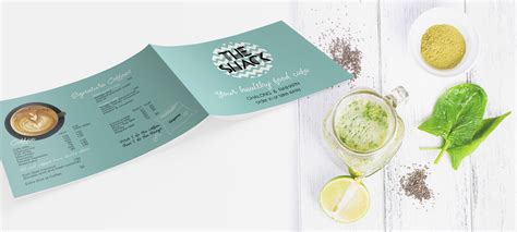 Healthy food cafe menu on Behance