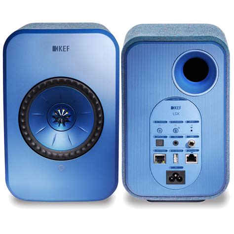 KEF LSX Wireless Music System Blue Pair NEW | Accessories4less