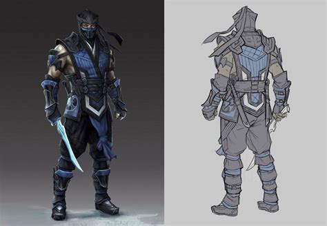 Sub-Zero Concept Art - Galería de arte Mortal Kombat 11 Game Character ...