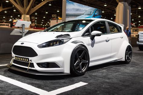 Distinct Custom Body Kit on White Ford Fiesta | CARiD.com Gallery