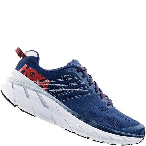 Hoka One One Men's Clifton 6 Wide Running Shoes - Ensign Blue | bootbay