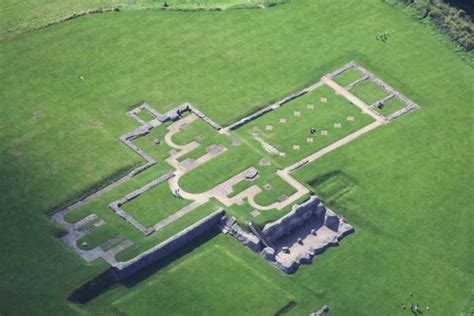 Old Sarum Cathedral, the remains. Baseball Field, Soccer Field, Salisbury, Aerial Photography ...