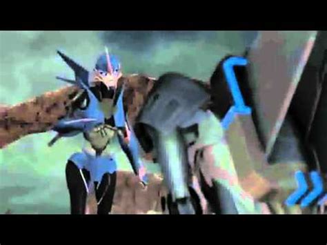 transformers prime baby optimus prime and big sister arcee she's touching me funny moment - YouTube