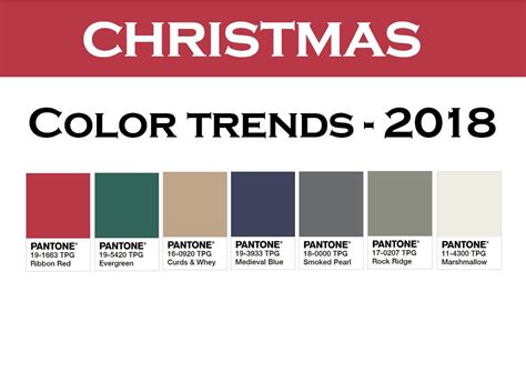 Vaizdo rezultatas pagal užklausą „christmas 2018 colors“ | Holiday colors, Christmas trends ...