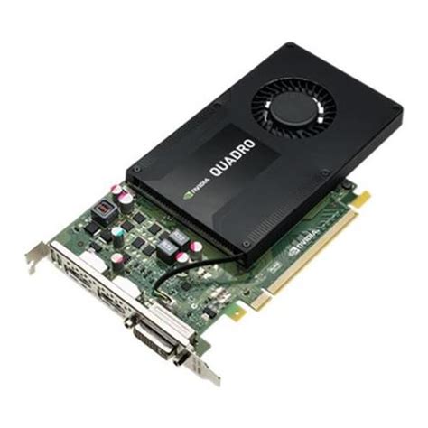 K2200 Nvidia Quadro 4GB GDDR5 128-Bit PCI Express 2.0 x16 Dual Link DVI/ DisplayPort Video ...