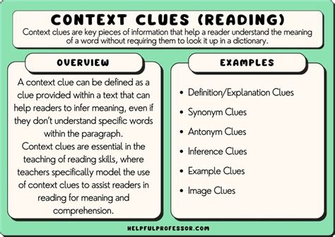 Types Of Context Clues To Boost Reading Comprehension Upper, 46% OFF