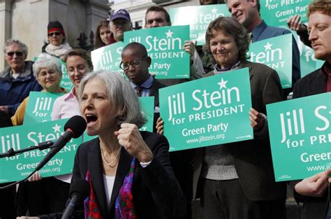 Green Party candidate Jill Stein considers a second run for president ...