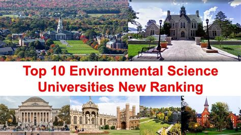 Top 10 Environmental Science Universities in USA New Ranking | International Columbia University ...