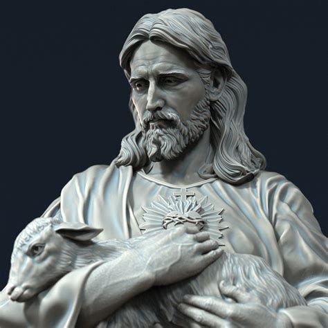 ArtStation - Jesus Sculpture 07