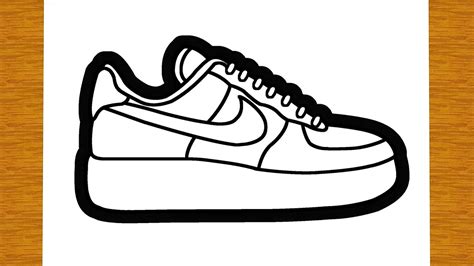 How To Draw Nike Air Forces - Hirebother13