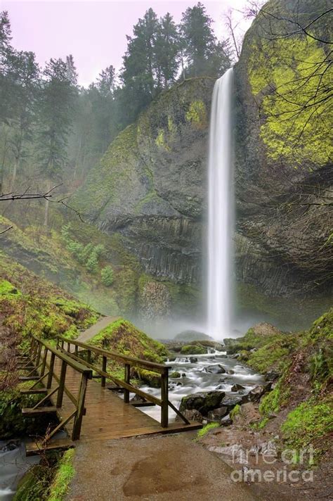 Latourell Falls Waterfall Columbia River Gorge Oregon 2 by Dustin K ...