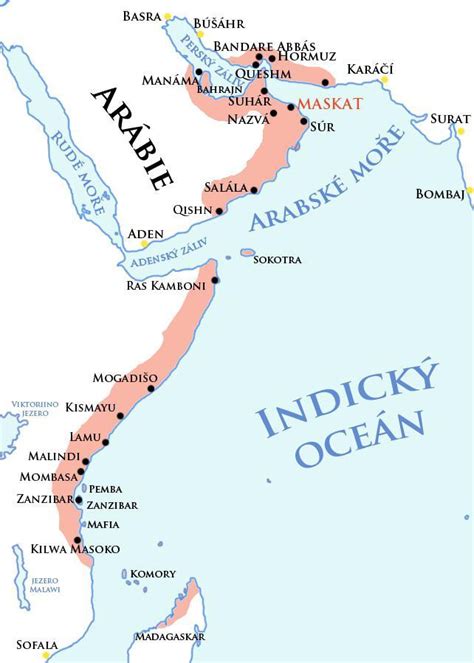 The Omani Empire, 1856, the yellow dots indicate trade posts in 2020 | Empire, Omani, Historical ...