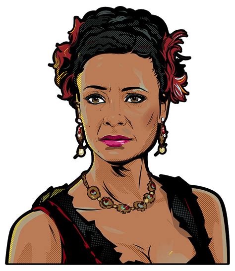 Thandie Newton sticker Maeve from Westworld love Painting by Logan Ward ...