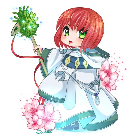 Chibi Chise Hatori - Druid version by JellsDraw on DeviantArt