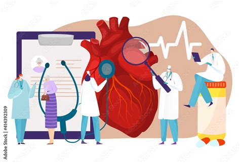 Human circulatory system, patient heart disease, medical research ...