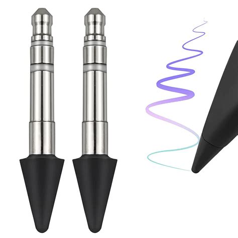 2pcs Stylus Nib Tip Replacement 2.5cm Pen Tips for Microsoft Surface ...