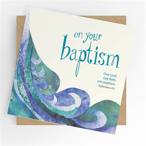 Adult Baptism Card Baptism Card on Your Baptism Baptism Day - Etsy UK