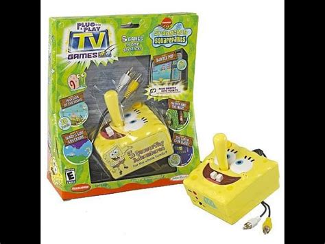 JAKKS Pacific SpongeBob SquarePants 5in1 2003 Plug N in amp Play TV ...