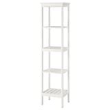 HEMNES shelving unit, white, 42x172 cm - IKEA