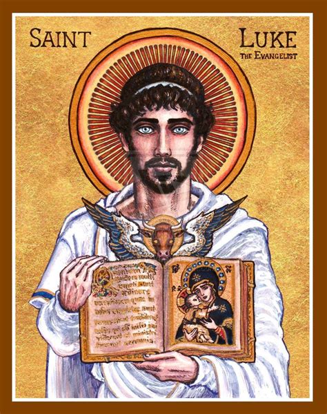 St. Luke the Evangelist icon by Theophilia on deviantART | Mark the evangelist, St mark the ...