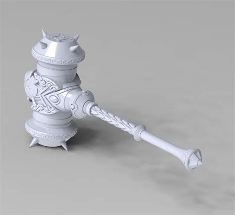 3D model Basalt Battlehammer from Lineage2 Game 3D print model 3D model 3D printable | CGTrader