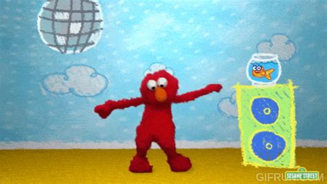 Crazy Elmo gif : Wallpaper, Stick, Dancing And More - Mk GIFs.com