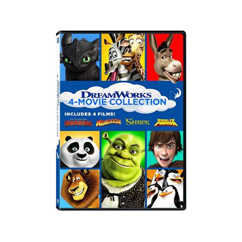 Shrek/Madagascar (2005)/Kung Fu Panda/How to Train Your Dragon (DVD ...