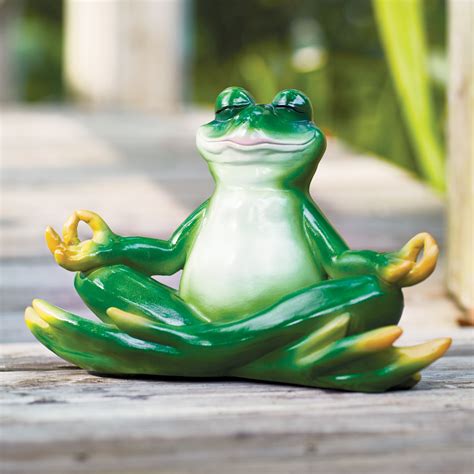 Bungalow Rose Meditating Frog Statue & Reviews | Wayfair