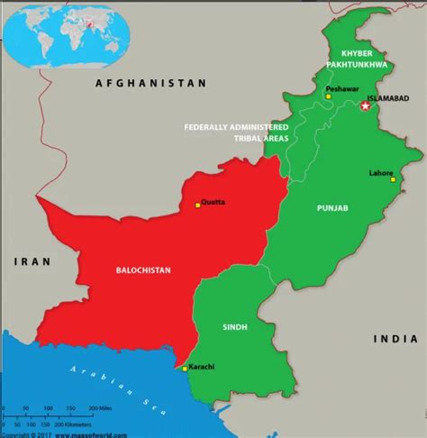 Balochistan Province of Pakistan: Facts on its Geography and Economy