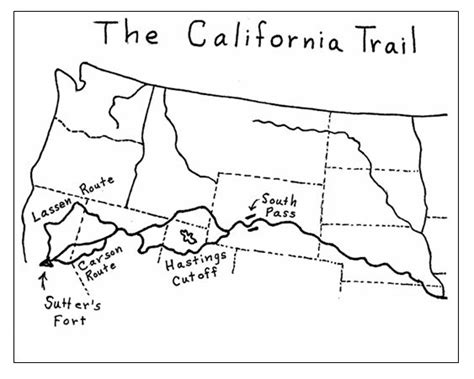 United States Overland Travel 1840 to 1865, Oregon Trail, California Trail - International ...