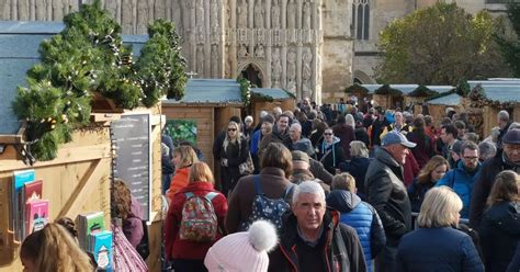 Huge crowds flock to opening day of Exeter's Christmas Market - Devon Live