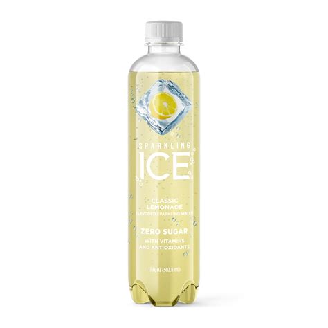 Sparkling Ice® Naturally Flavored Sparkling Water, Classic Lemonade 17 Fl Oz - Walmart.com