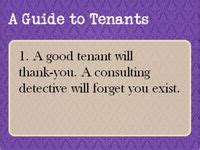 28 A Guide to Tenants ideas | a guide to deduction, 221b baker street ...